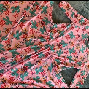 Dot Dot Smile ballerina pink cactus dress!